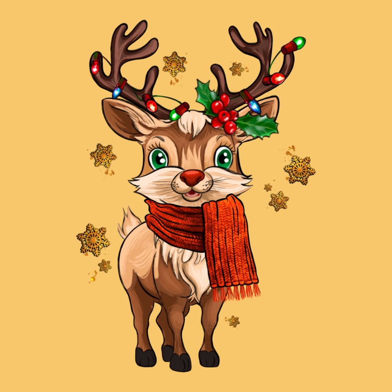 Reindeer In Christmas Vintage Hoodie by MaliasSmallBusiness | Teevron