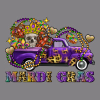 Mardi Gras Skull Truck Heavyweight Hoodie | Teevron