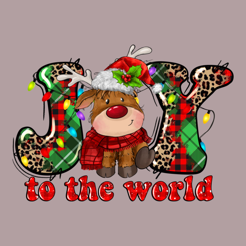 Joy To The World Christmas Deer Vintage Hoodie by MaliasSmallBusiness | Teevron