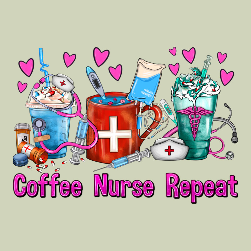 Coffee Nurse Repeat Nurse Coffee Cups Heavyweight Hoodie by FaDigitalArtStudio | Teevron