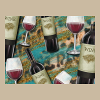 California Wine With Leopard Background Long Sleeve Tee | Teevron