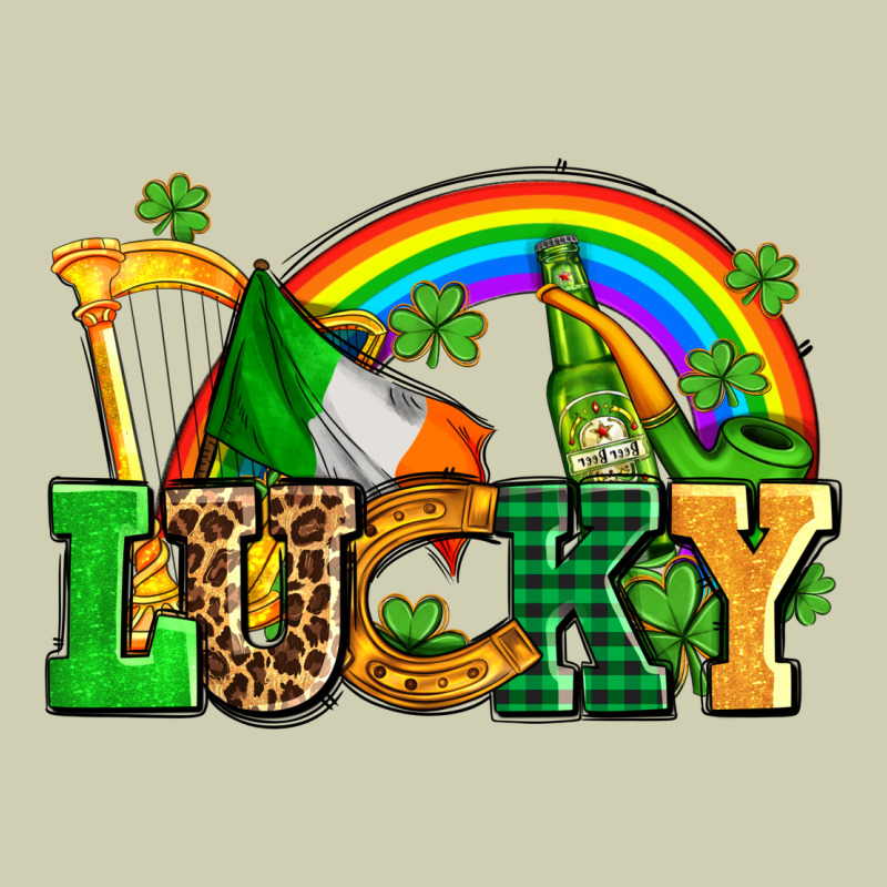 Lucky With St Patricks Elements Heavy Core Tee by AdoDesignShop | Teevron