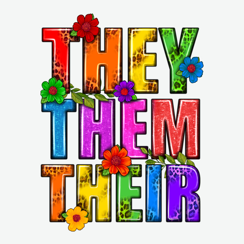 They Them Their Pride Lgbtq Urban Heavy Tee by BundleAndBundleShop | Teevron