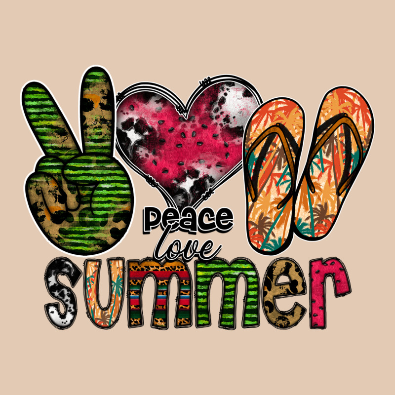 Peace Love Summer Urban Hoodie by CowhideDigitalArt | Teevron