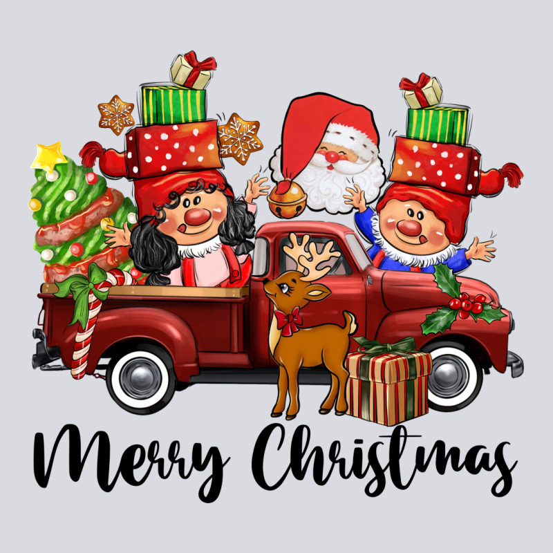 Merry Christmas Truck Gnomies Zipper Hoodie by CowGirlArtShop | Teevron