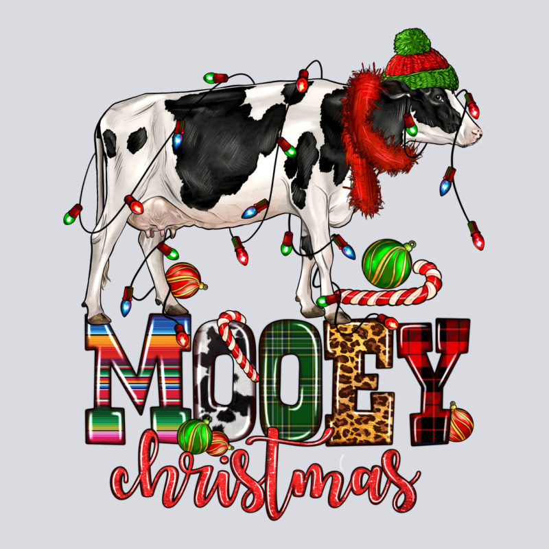 Mooey Christmas Cow Zipper Hoodie by CowGirlArtShop | Teevron