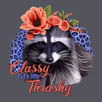 Classy But A Little Thrashy Racoon With Flowers Vintage Hoodie | Teevron