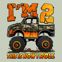 I'm Two This Is How I Roll Monster Truck Birthday Ladies Tee | Teevron