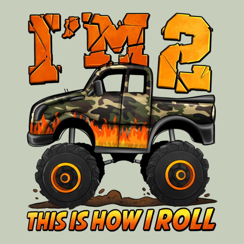I'm Two This Is How I Roll Monster Truck Birthday Ladies Tee by Jasminsmagicworld | Teevron