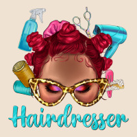 Afro Bantu Knots Red Hairdresser With Leopard Glasses Bbs Urban Heavy Tee | Teevron