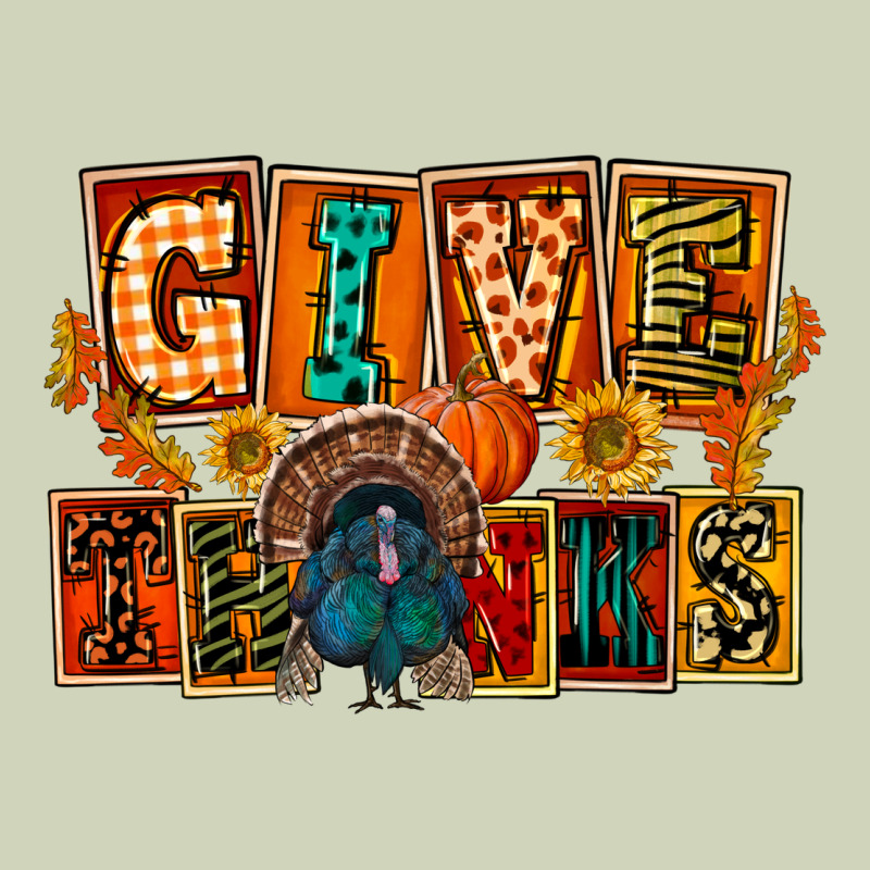 Give Thanks Thanksgiving Heavyweight Hoodie by FaDigitalArtStudio | Teevron