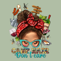 Camp Hair Dont Care Messy Bun Bbs Urban Heavy Tee | Teevron
