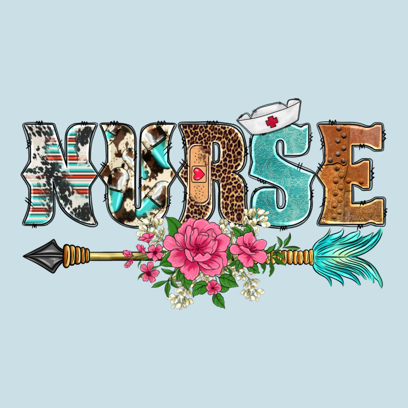 Western Nurse Arrow Floral Ladies Tee by BarkalooDesign | Teevron