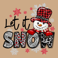 Let It Snow Sowman Snowflake Vintage Hoodie | Teevron