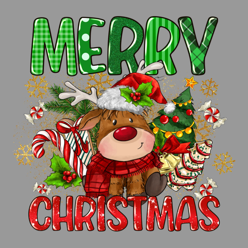 Merry Christmas Deer Vintage Hoodie by MaliasSmallBusiness | Teevron