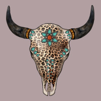 Leopard Bull Skull Vintage Hoodie | Teevron