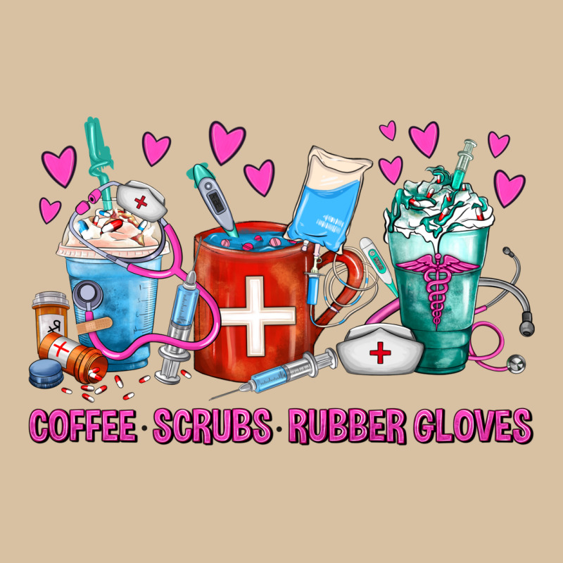 Coffee Nurse Repeat Nurse Coffee Cups Heavyweight Hoodie by FaDigitalArtStudio | Teevron