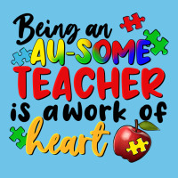 Being An Au Some Teacher Is A Work Of The Heart Premium Sweatshirt | Teevron