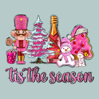 Tis The Season Pink Christmas Heavy Core Tee | Teevron