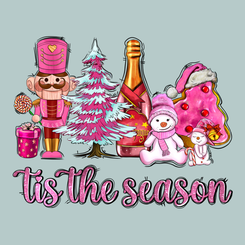 Tis The Season Pink Christmas Heavy Core Tee by AdoDesignShop | Teevron