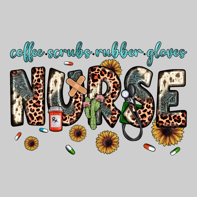 Nurse Coffee Scrubs Rubber Gloves Premium Tee by JahusDesignShop | Teevron