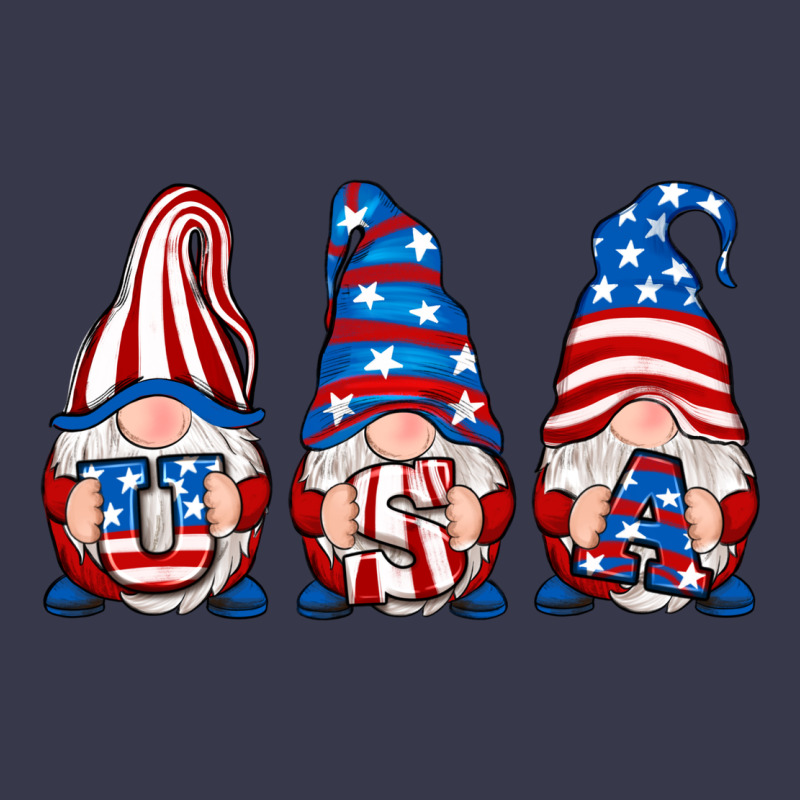 Usa Fourth Of July Gnomes Long Sleeve Tee by RanaPortraitStore | Teevron