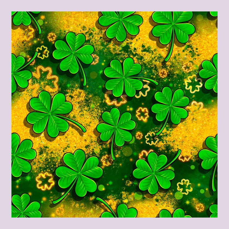 St. Patricks Clover Pattern Digital Paper Classic Tee by BundleAndBundleShop | Teevron