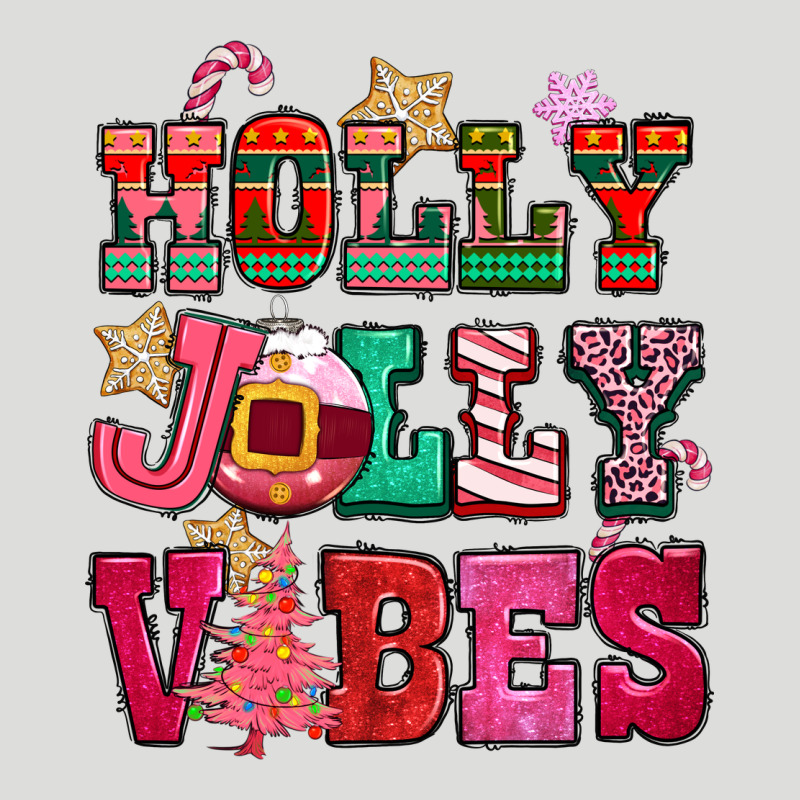 Holly Jolly Vibes Pink Christmas Zipper Hoodie by CowGirlArtShop | Teevron