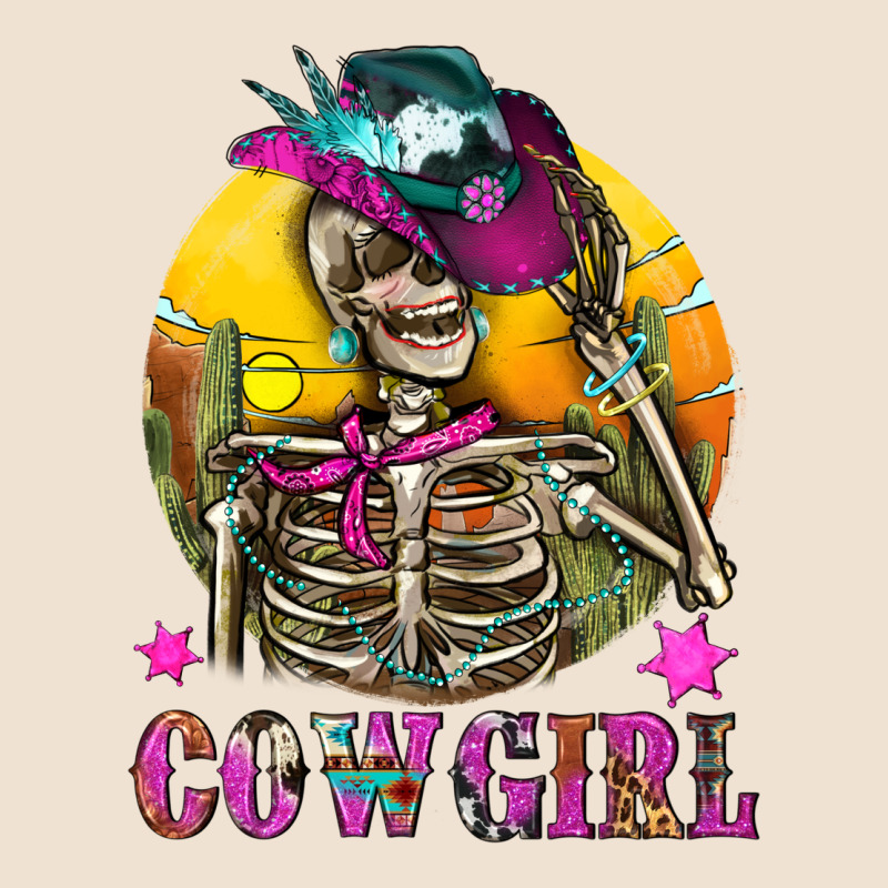 Cowgirl Skeleton With Landscape Urban Heavy Tee by BundleAndBundleShop | Teevron