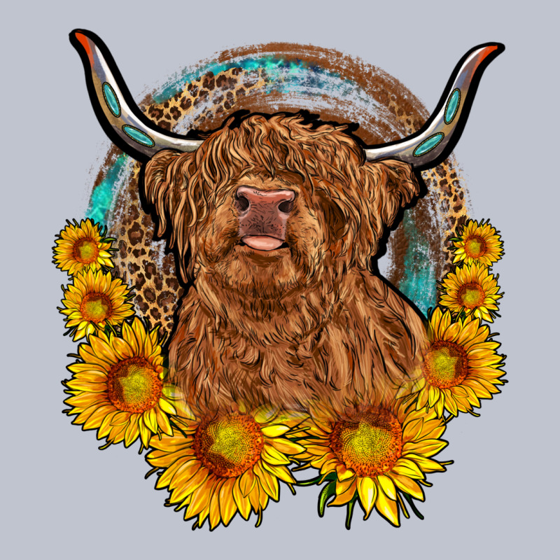 Cow Sunflower Leopard Premium Hoodie by OliviaCreatesArt | Teevron
