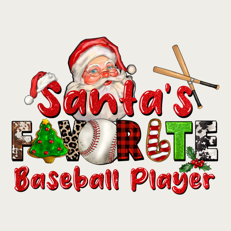 Santas Favorite Baseball Player Zipper Hoodie by CowGirlArtShop | Teevron