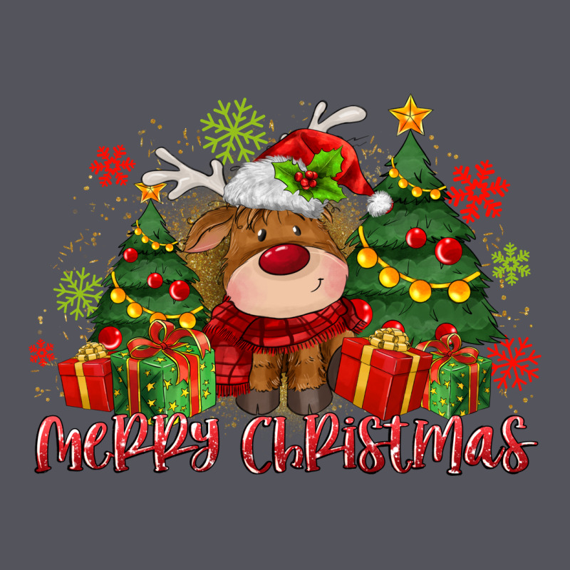 Merry Christmas Reindeer Vintage Hoodie by MaliasSmallBusiness | Teevron