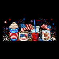 4th Of July Coffe Cups Long Sleeve Tee | Teevron