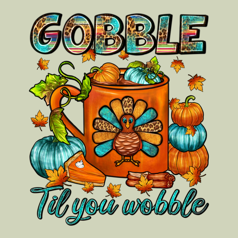 Gobble Til You Wobble Coffee Mug Heavyweight Hoodie by FaDigitalArtStudio | Teevron