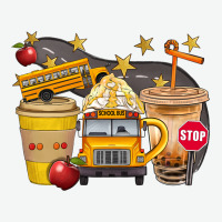 School Bus Coffee And Star Bbs Urban Heavy Tee | Teevron