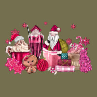 Pink Santa Coffee Vintage Hoodie | Teevron