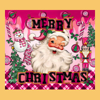 Merry Pink Christmas Santa Vintage Hoodie | Teevron