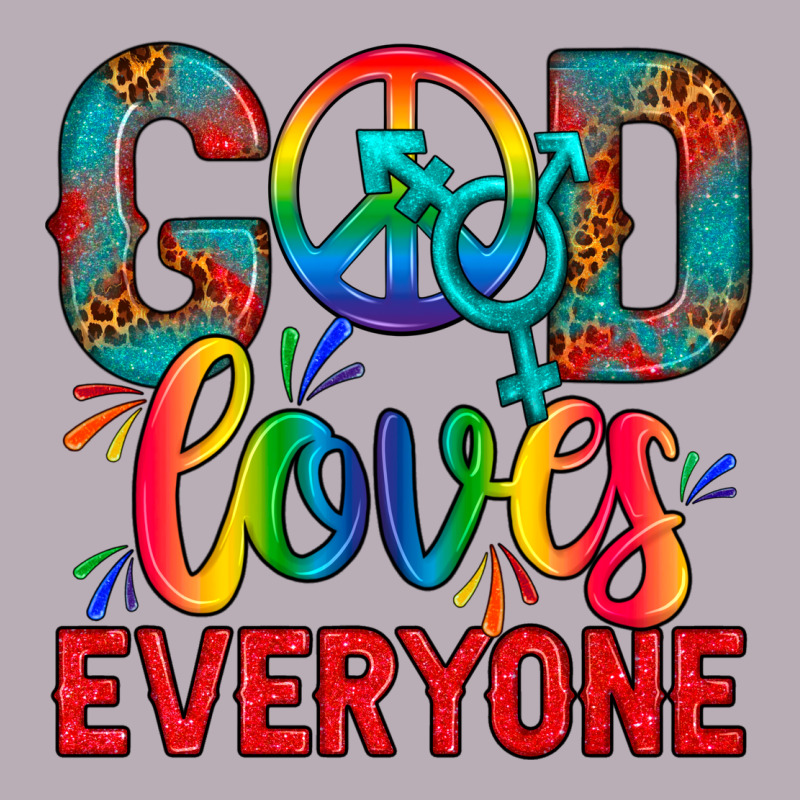 Lgbtq+ God Loves Everyone Vintage Tee by BundleAndBundleShop | Teevron