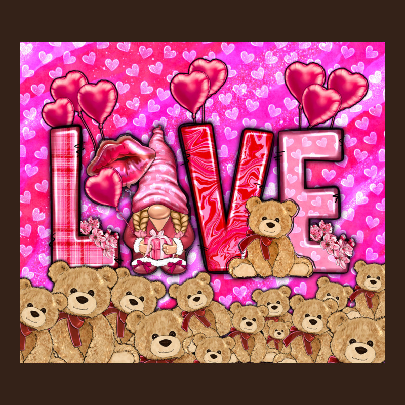 Love Gnome With Bear Heavy Core Tee by NancyCooperArtShop | Teevron