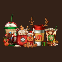 Reindeer Christmas Coffee Cups Heavy Core Tee | Teevron