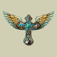 Western Cross Wings Heavy Core Tee | Teevron