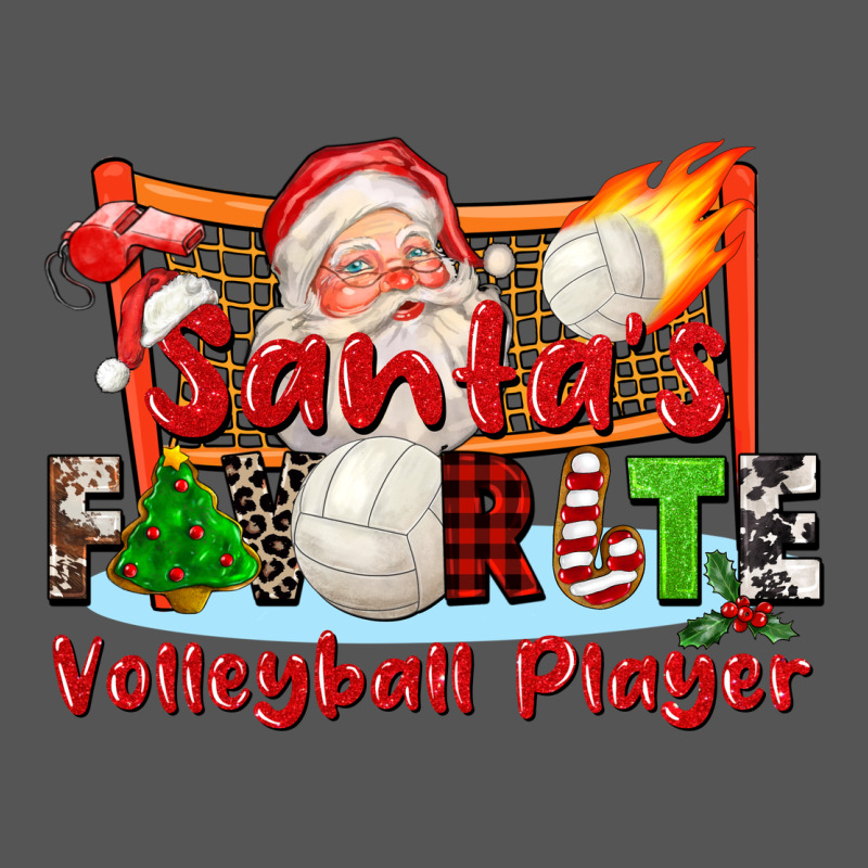 Santas Favorite Volleyball Player Zipper Hoodie by CowGirlArtShop | Teevron