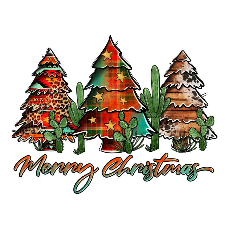Western Christmas Trees Merry Christmas Premium Tee by Jasminsmagicworld | Teevron