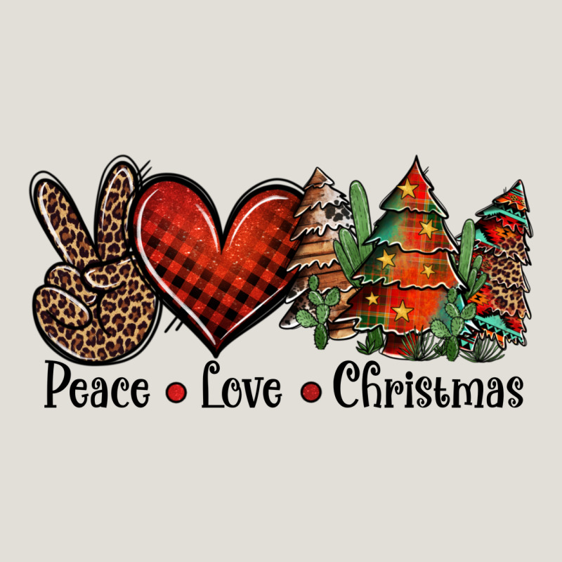 Peace Love Western Christmas Trees Heavy Core Tee by Jasminsmagicworld | Teevron