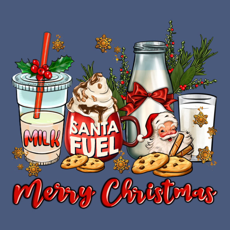 Santa Fuel Merry Christmas Vintage Hoodie by MaliasSmallBusiness | Teevron
