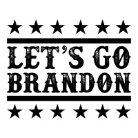 Let's Go Brandon Black Ladies Tee | Teevron