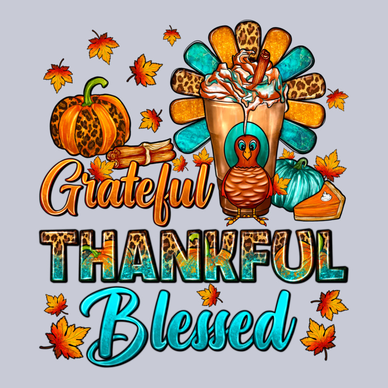 Grateful Thankful Blessed Thanksgiving Cold Drink Heavyweight Hoodie by FaDigitalArtStudio | Teevron