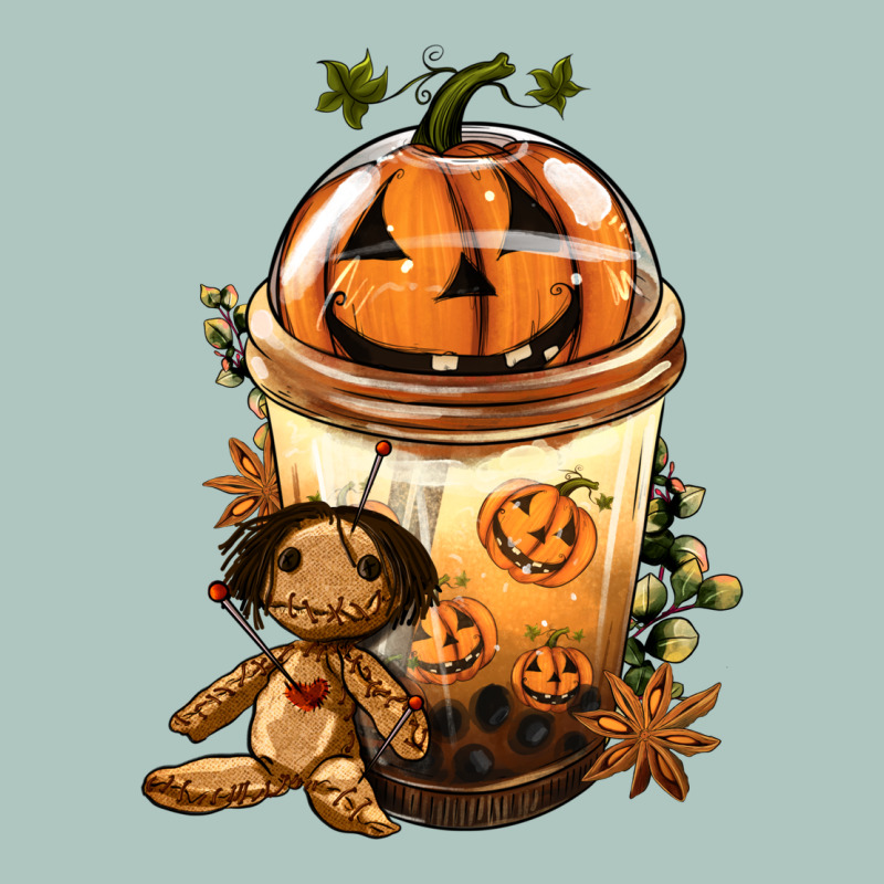 Halloween Jack O Lantern Bobba Cup Premium Sweatshirt by FaDigitalArtStudio | Teevron