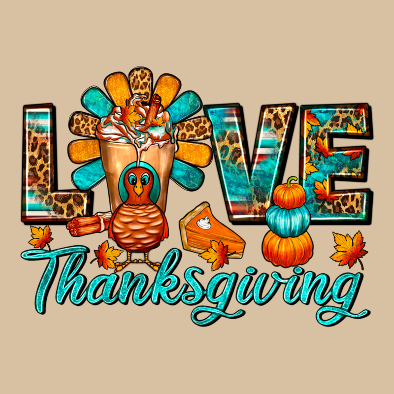Love Thanksgiving Gobble And Frappe Heavyweight Hoodie by FaDigitalArtStudio | Teevron