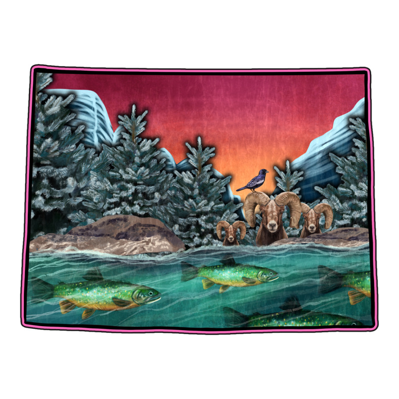 Colorado Scenery Map Long Sleeve Tee by Bettercallsaul | Teevron